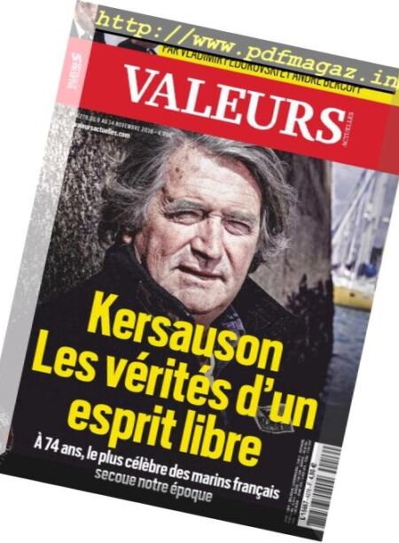 Valeurs Actuelles – 08 novembre 2018 Cover
