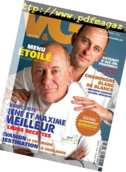 V&G Vins & Gastronomie – Automne 2018