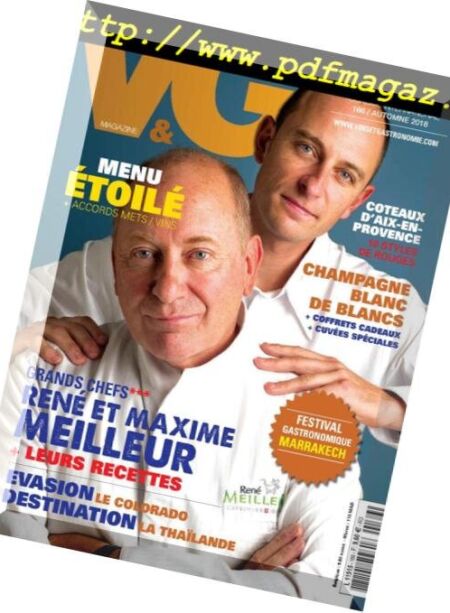V&G Vins & Gastronomie – Automne 2018 Cover