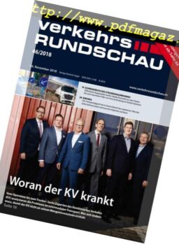 VerkehrsRundschau – 14 November 2018