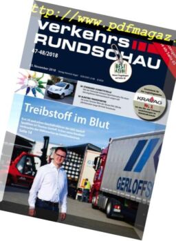 VerkehrsRundschau – 21 November 2018