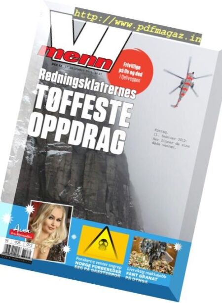 Vi Menn – 10 desember 2018 Cover
