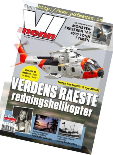 Vi Menn – 19 november 2018 Cover