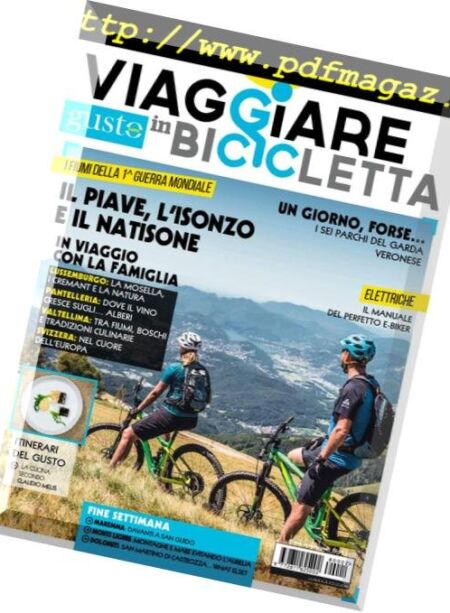 Viaggiare in Bicicletta con Gustosano – Settembre-Ottobre 2018 Cover