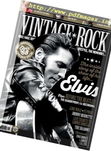 Vintage Rock – November-December 2018 Cover