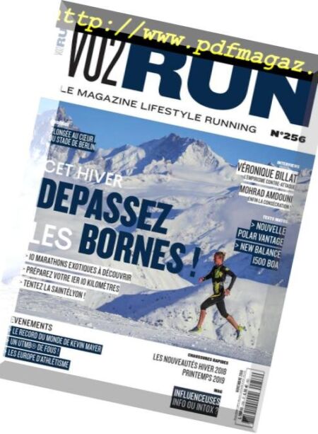 VO2 RUN – novembre 2018 Cover