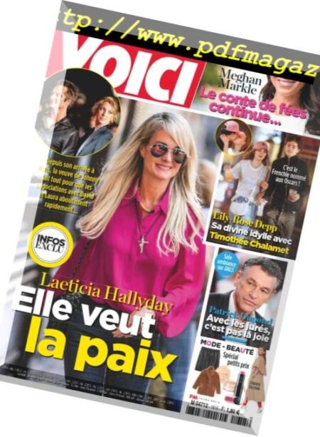 Voici – 19 Octobre 2018 Cover