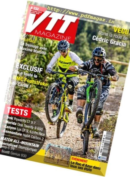 VTT Magazine – Decembre 2018 – Janvier 2019 Cover