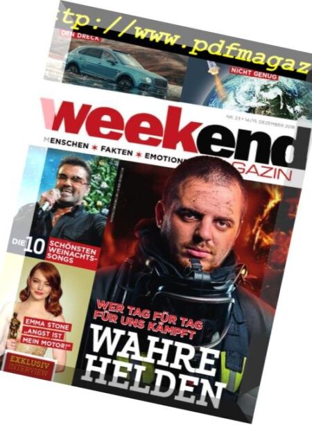 Weekend Magazin – 13 Dezember 2018 Cover