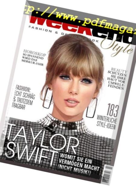 Weekend Style – November 2018 Cover