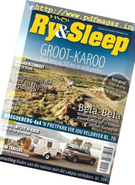 Weg! Ry & Sleep – Januarie 2019 Cover