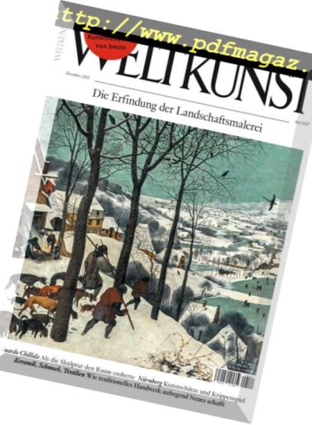 Weltkunst – Dezember 2018 Cover