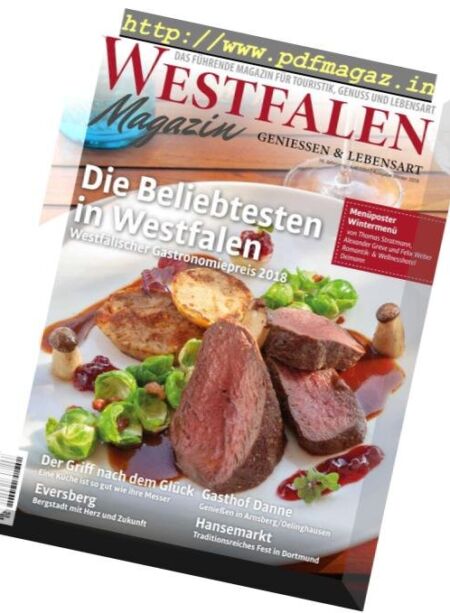 Westfalen Magazin – Winter 2018-2019 Cover