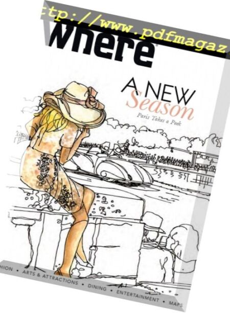 Where Paris – August 2015 Cover