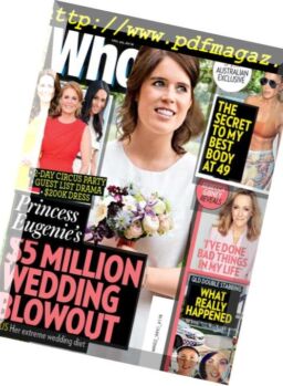 Who – October 22, 2018