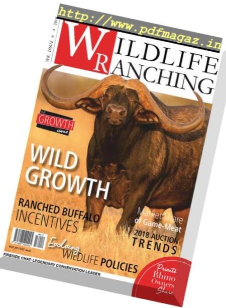Wildlife Ranching Magazine – December 2018 Cover