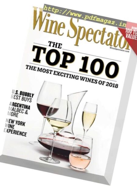 Wine Spectator – December 31, 2018 Cover