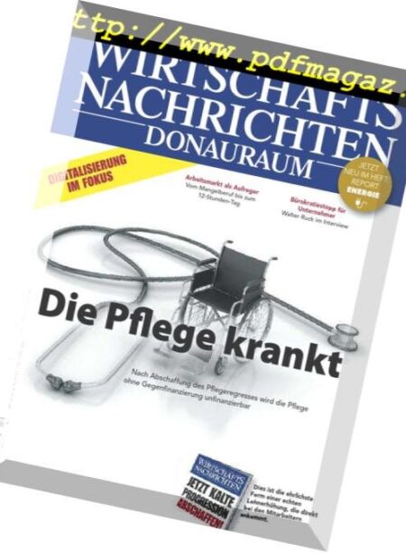 Wirtschaftsnachrichten – Dezember 2018 Cover