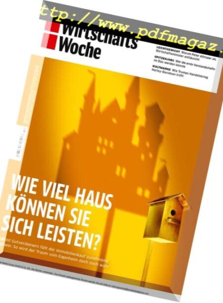 Wirtschaftswoche – 05 Januar 2019 Cover
