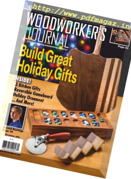 Woodworker’s Journal – December 2018 Cover