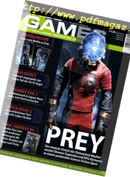 XBG Games – Januar 2017 Cover