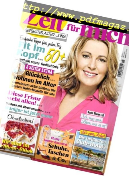 Zeit fur mich – Mai 2018 Cover