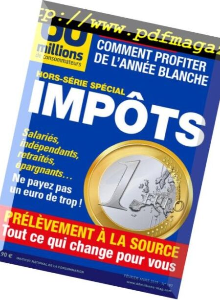 60 Millions de consommateurs – Hors-Serie – Fevrier-Mars 2019 Cover