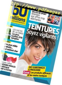 60 Millions de Consommateurs – Janvier 2019