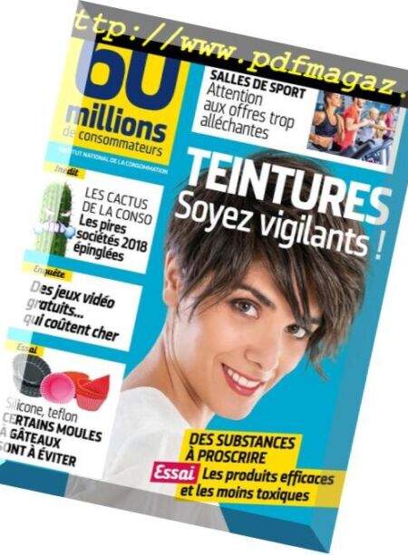 60 Millions de Consommateurs – Janvier 2019 Cover
