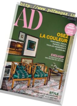 AD Architectural Digest France – janvier-fevrier 2019