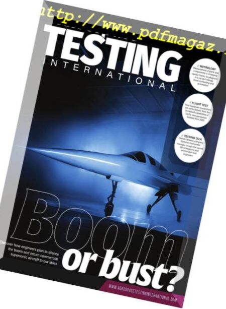Aerospace Testing International – December 2018 Cover