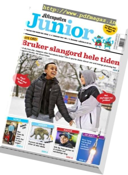 Aftenposten Junior – 02 januar 2019 Cover
