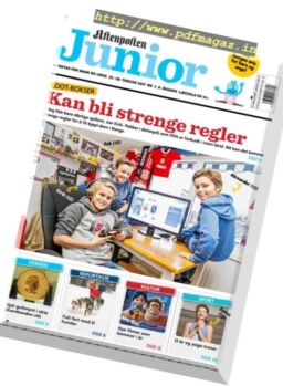 Aftenposten Junior – 22 januar 2019