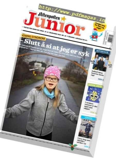 Aftenposten Junior – 27 desember 2018 Cover