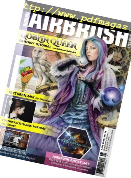 Airbrush Step by Step – November 2018 Cover
