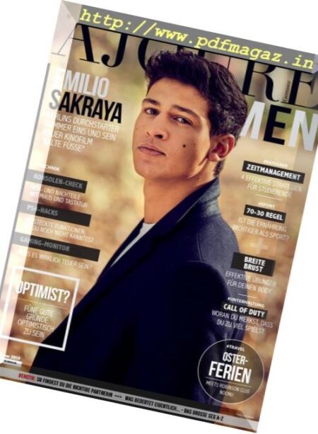 Ajoure Men – Februar 2019 Cover