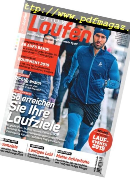 Aktiv Laufen – Januar-Februar 2019 Cover
