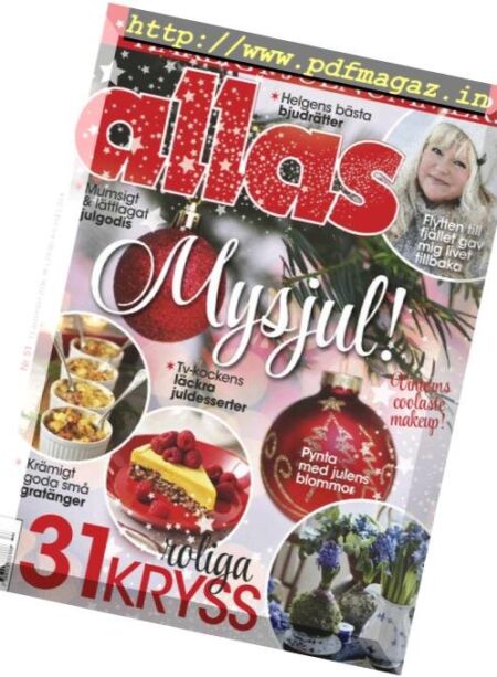 Allas – 13 december 2018 Cover