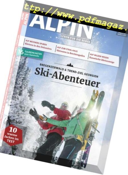Alpin – Februar 2019 Cover