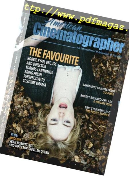 American Cinematographer – December 2018 Cover