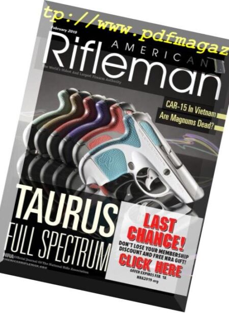 American Rifleman – February 2019 Cover
