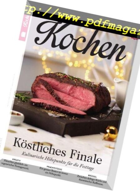 Annemarie Wildeisens Kochen – Dezember 2018 Cover