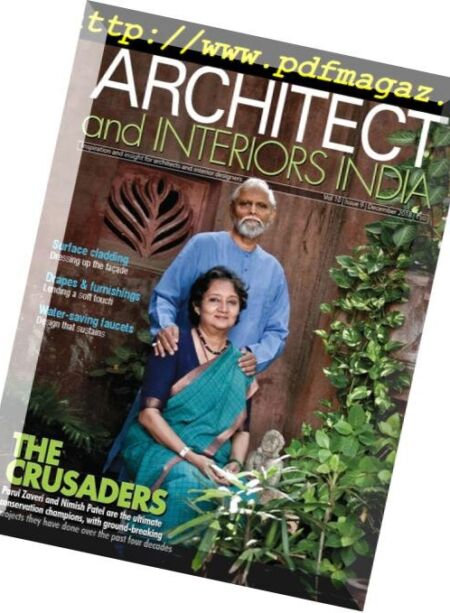 Architect and Interiors India – December 2018 Cover