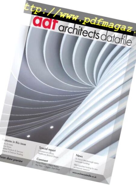 Architects Datafile (ADF) – 05 2016 Cover