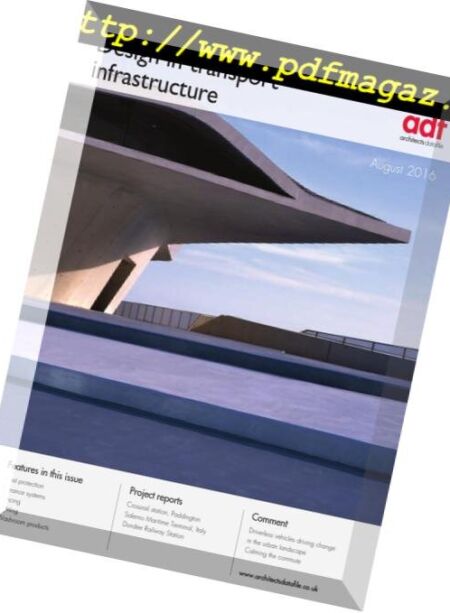 Architects Datafile (ADF) – 08 sup 2016 Cover
