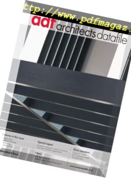 Architects Datafile (ADF) – 09 2016