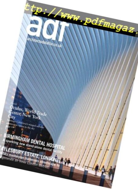 Architects Datafile (ADF) – 10 2016 Cover