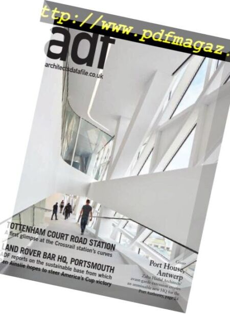 Architects Datafile (ADF) – 11 2016 Cover