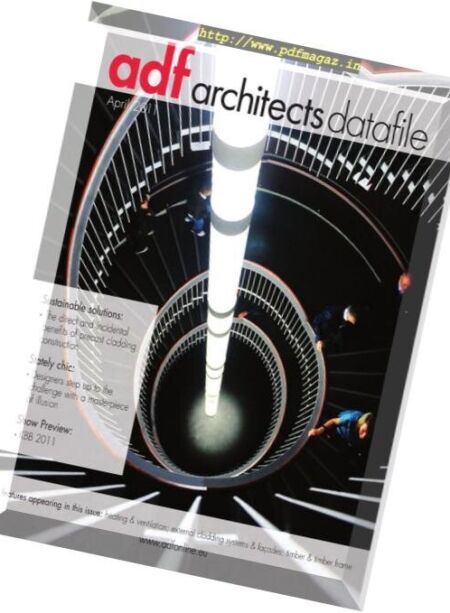 Architects Datafile (ADF) – April 2011 Cover