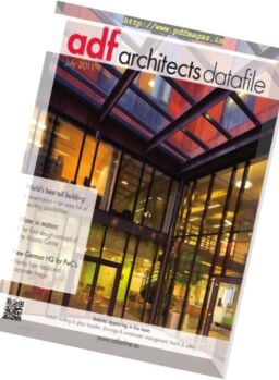 Architects Datafile (ADF) – July 2011